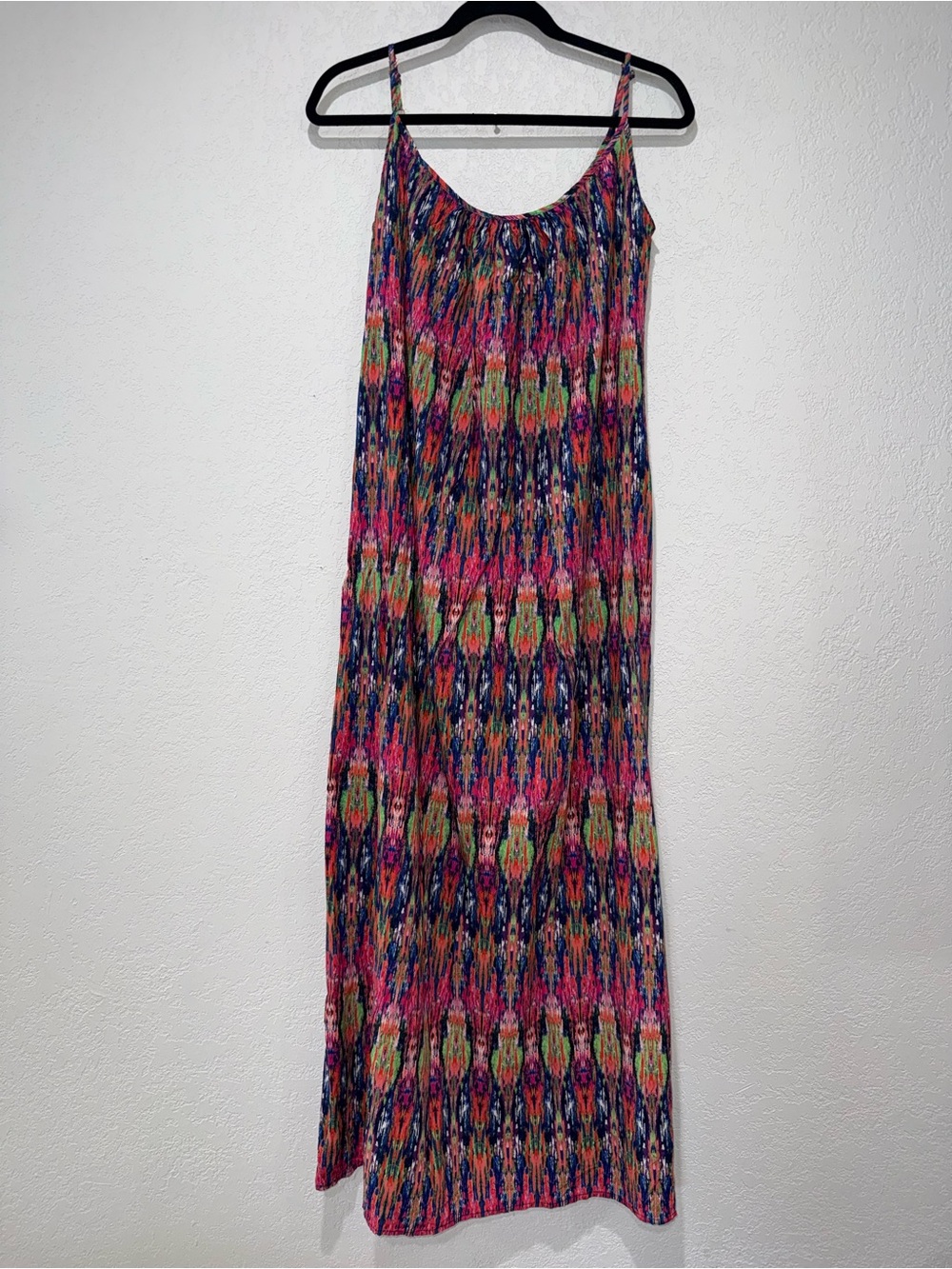 Tommy Bahama- Women’s Multicolor Full Maxi Dress - Vibrant Ikat Print